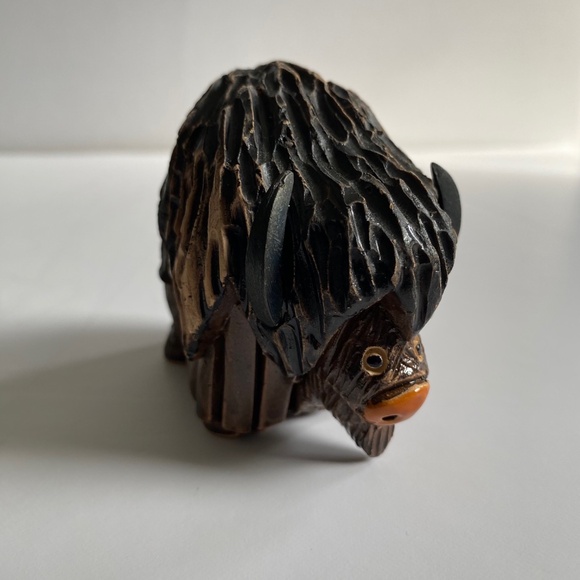 Artesania Rinconada Musk-Ox Figurine Collectible 1990s Vintage - Picture 5 of 10